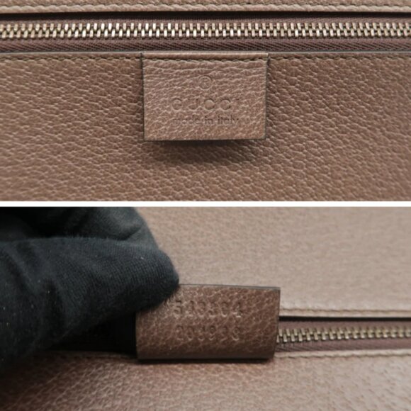 100% Authentic GUCCI GG Supreme Brown Canvas Shoulder Bag - Picture 9 of 12